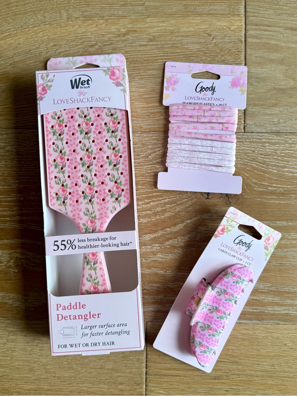 LoveShackFancy × Target - Blooming Heirloom Strawberry Macaroon Hair Set 🎀🩷